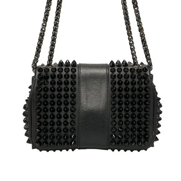 Christian Louboutin Black Studded Crossbody Bag - Picture 2 of 5